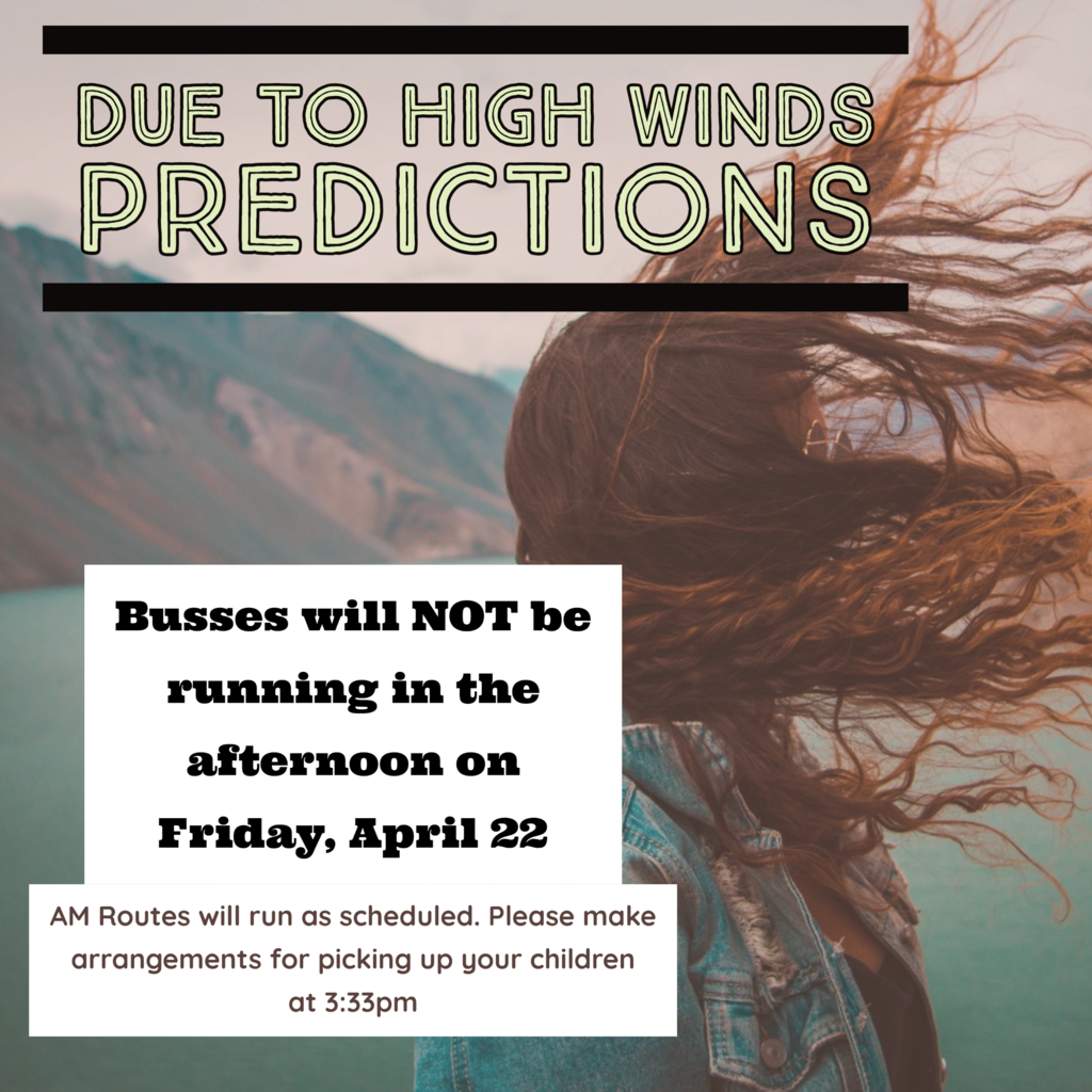 no busses PM route on Friday, April 22