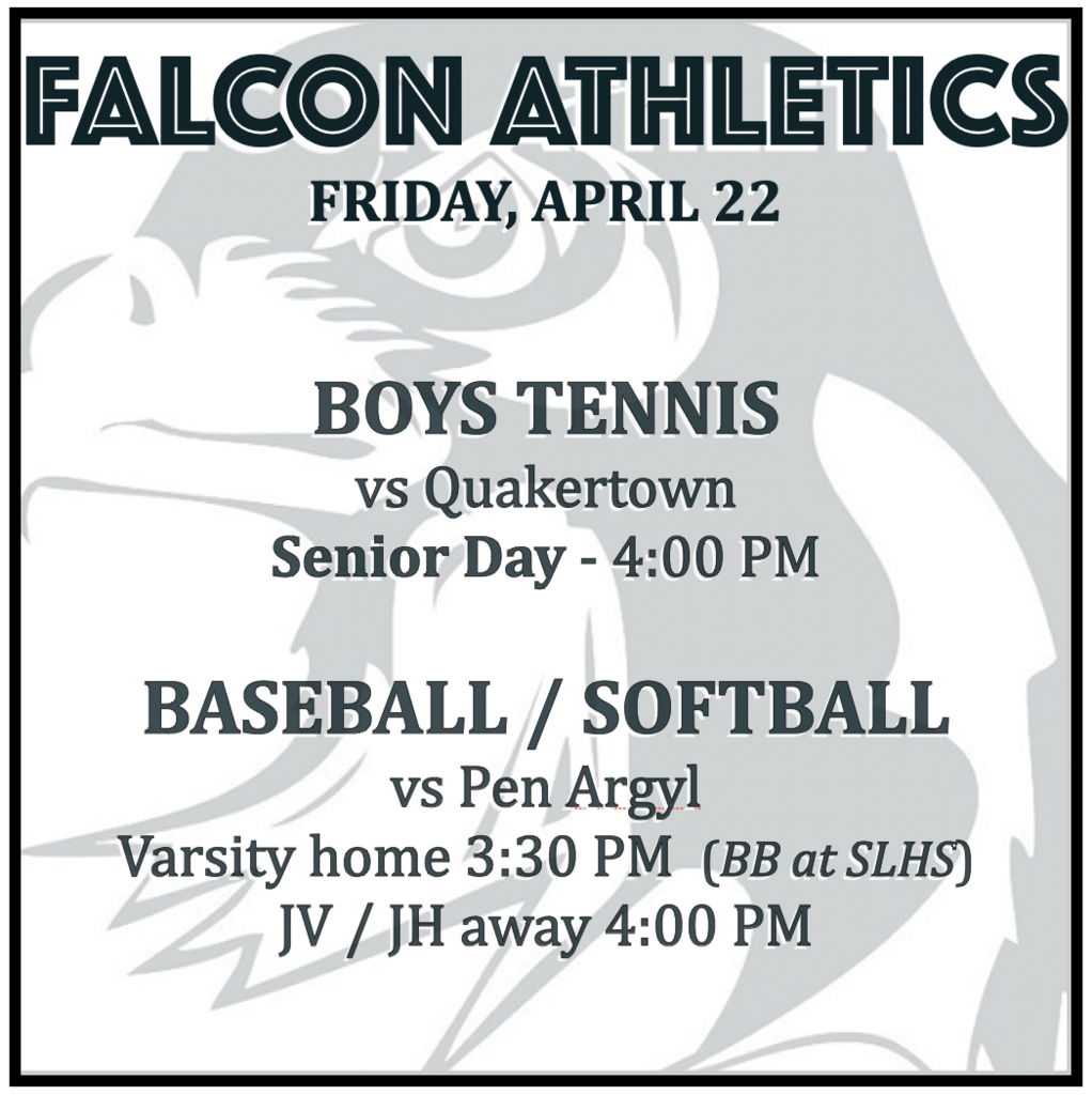 Salisbury Athletics daily schedule