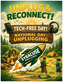 SMS unplug 2026 image people camping on sunny day