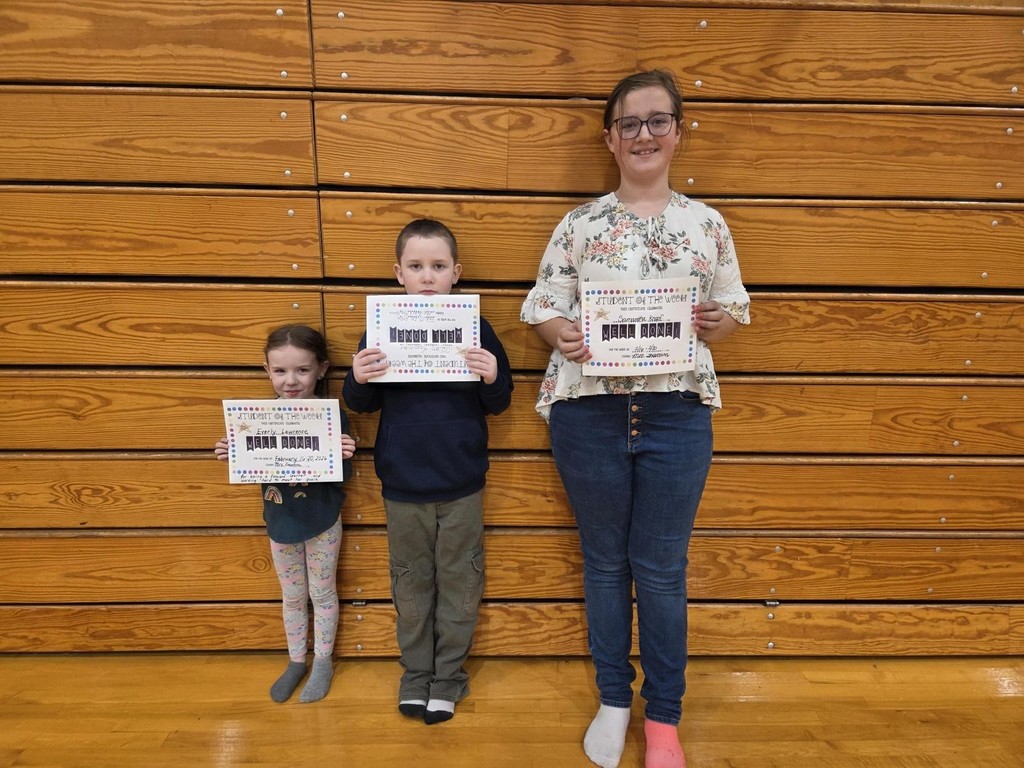 Students of the week.