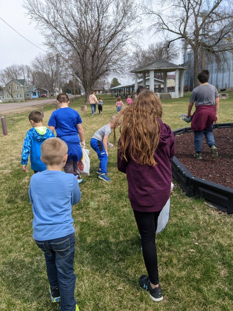 clean-up at the park