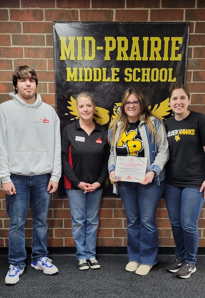 Melanie Steinhart and Rachel Foubert with Wellman Casey's Representative