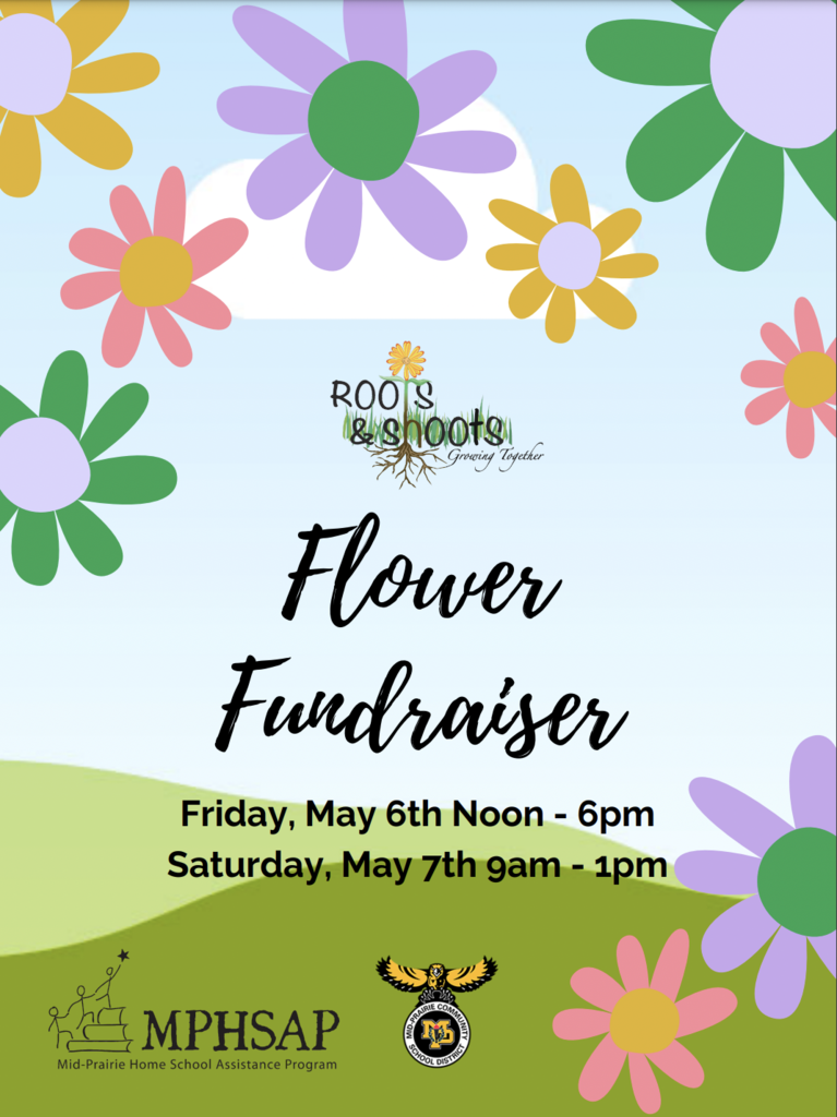 Flower Fundraiser Poster