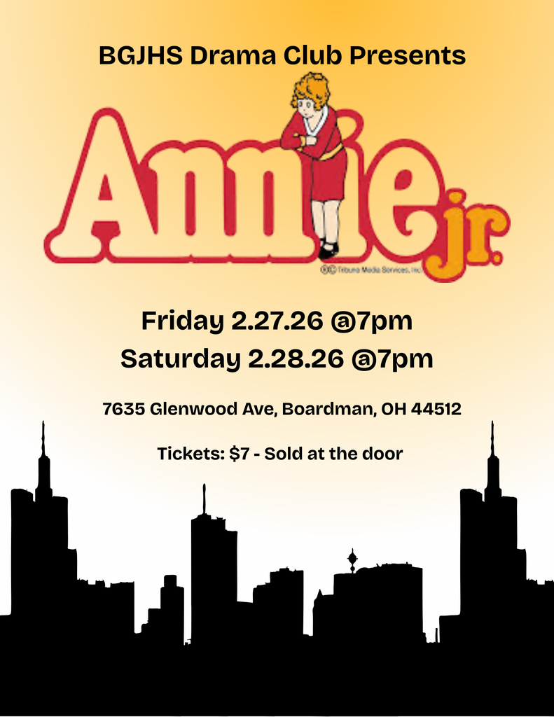 Glenwood Drama Club Presents Annie jr. February 27 & 28