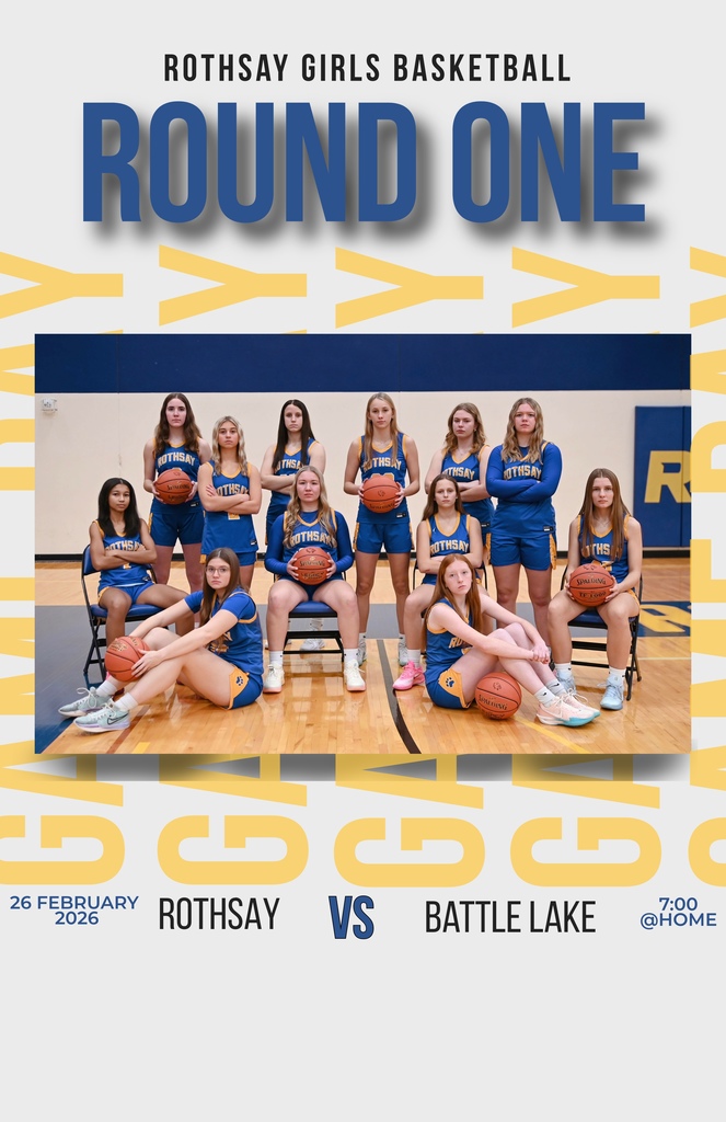 Girls' Playoff game on Thursday, the 27 at home against Battle Lake.