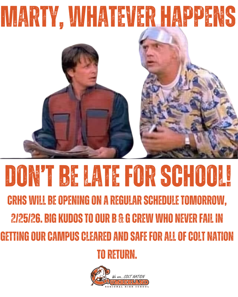 2/25/26 regular schedule