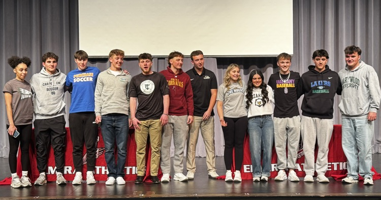 12 Student Athletes Signing