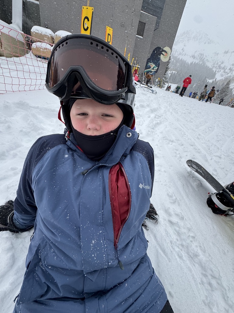 Break time for this Boarder