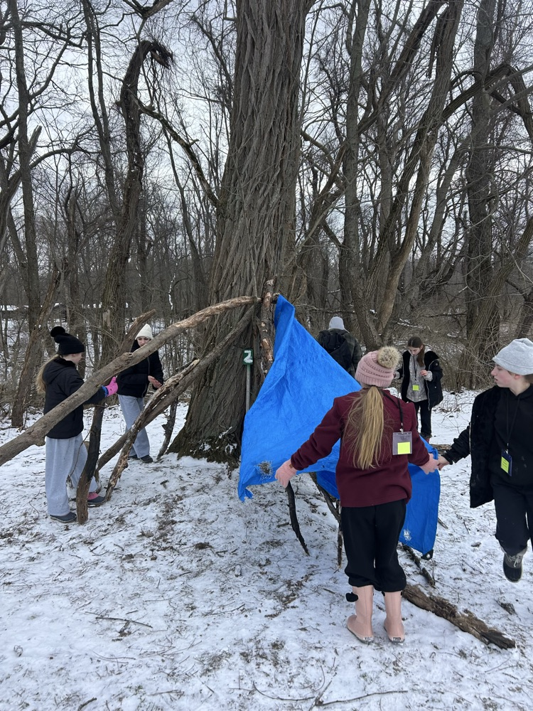 camp fitch building tent