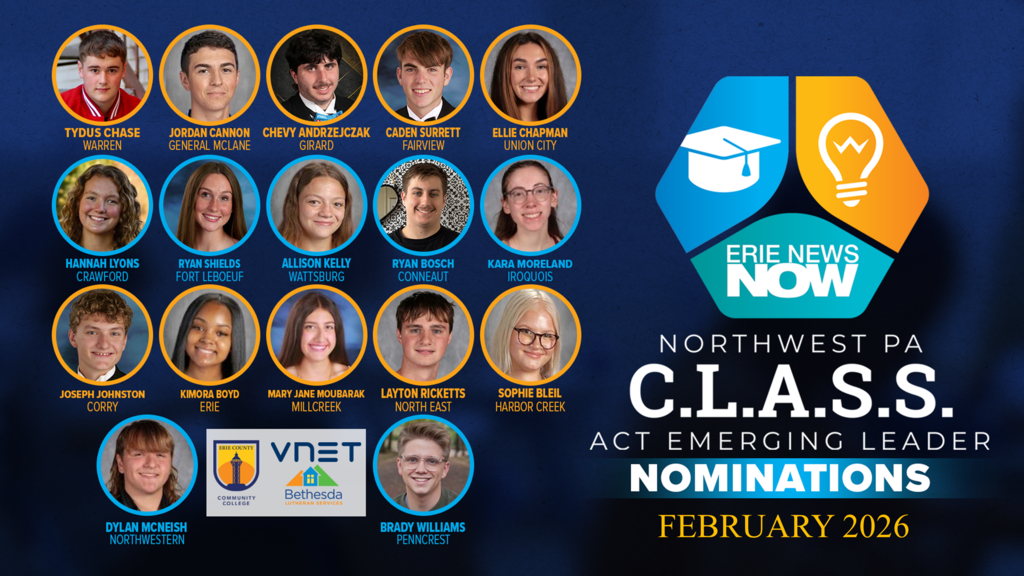 Northwest PA C.L.A.S.S. Act Emergin Leader Nominations for February. 