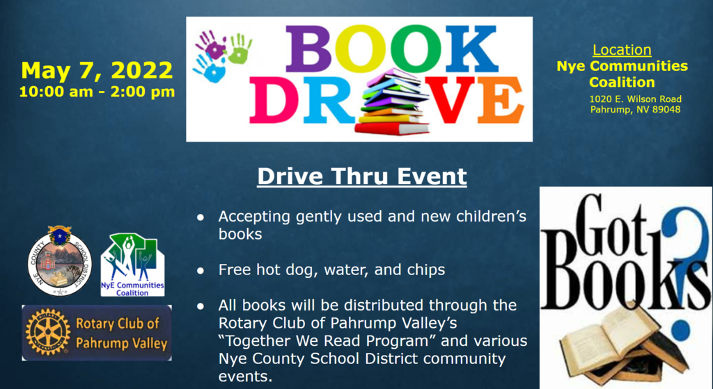 Book Drive - May 7th