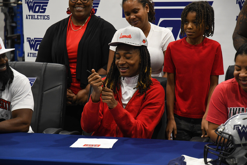 Ricky St Julien Signing Day Family
