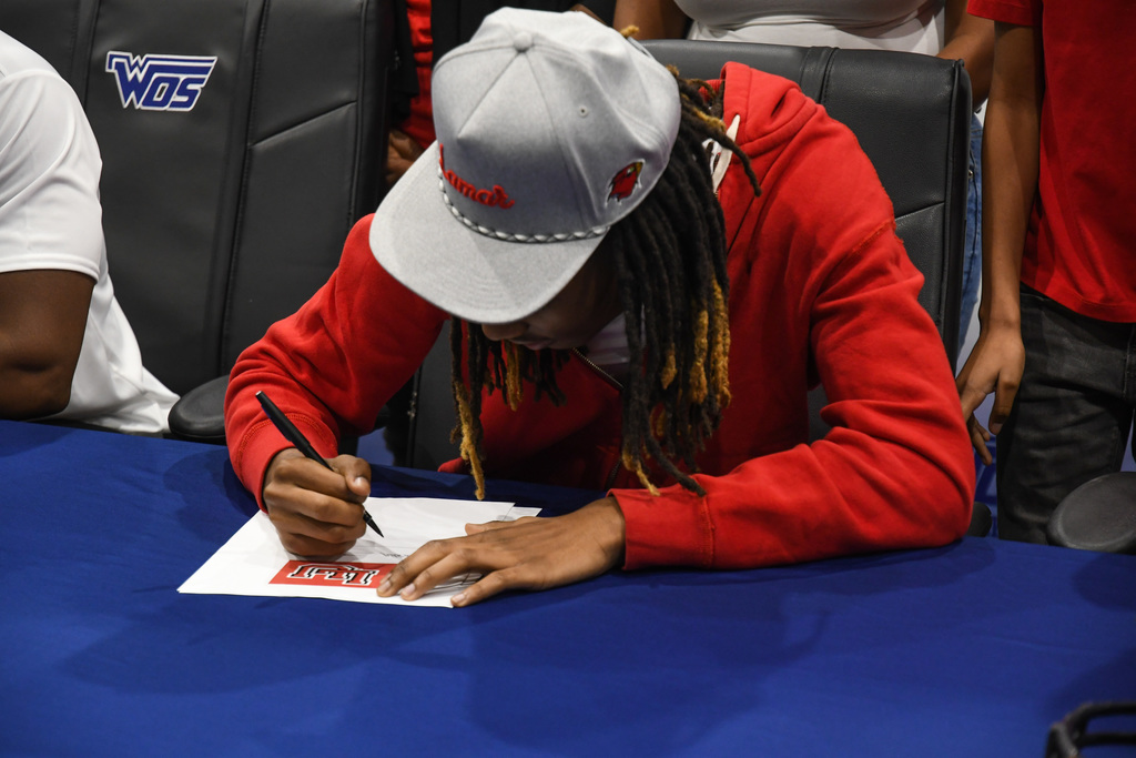 Ricky St Julien Signing Day Family