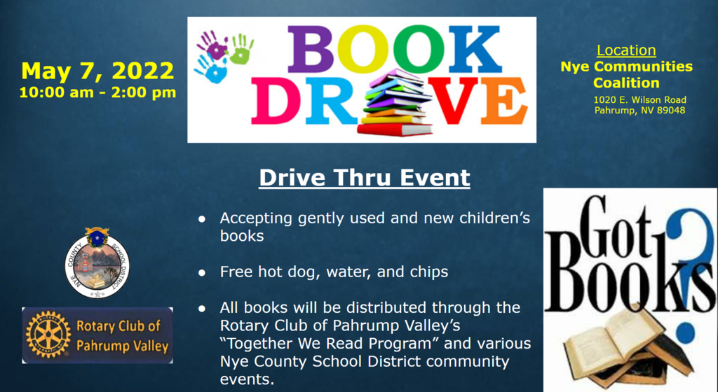 Book Drive - May 7th