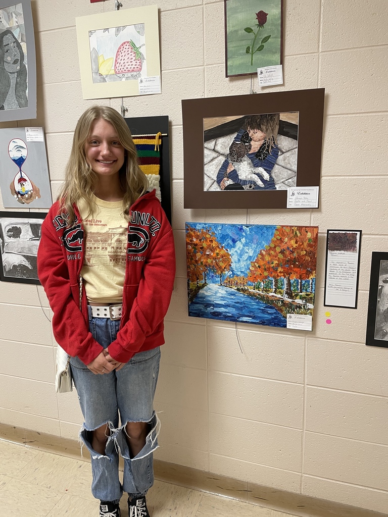 Bryn Worple and her piece the forest