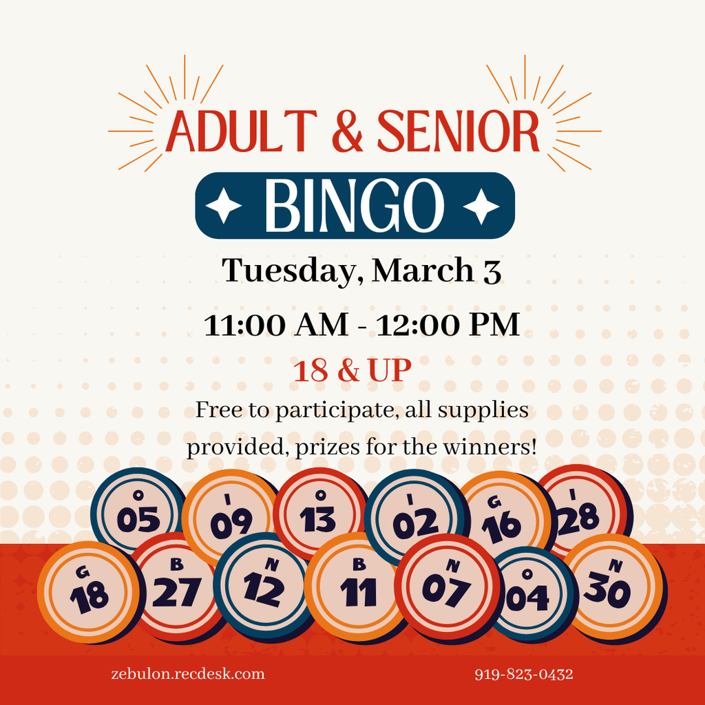 Adult & Senior BINGO