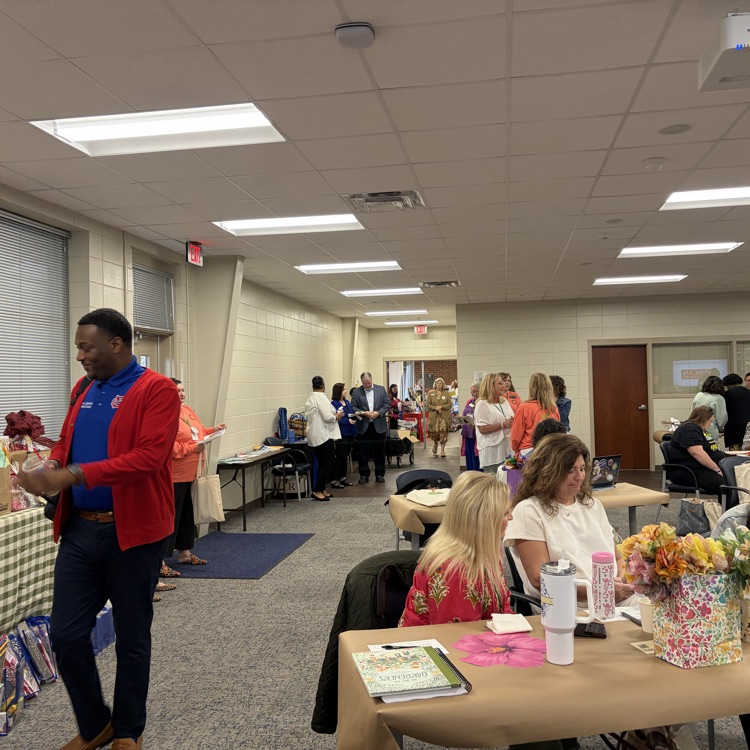 teachers at literacy conference 