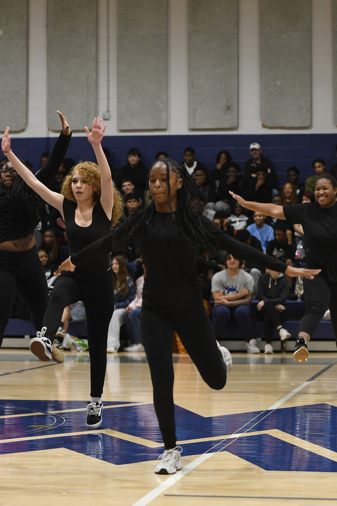 high school students BHM dance performance