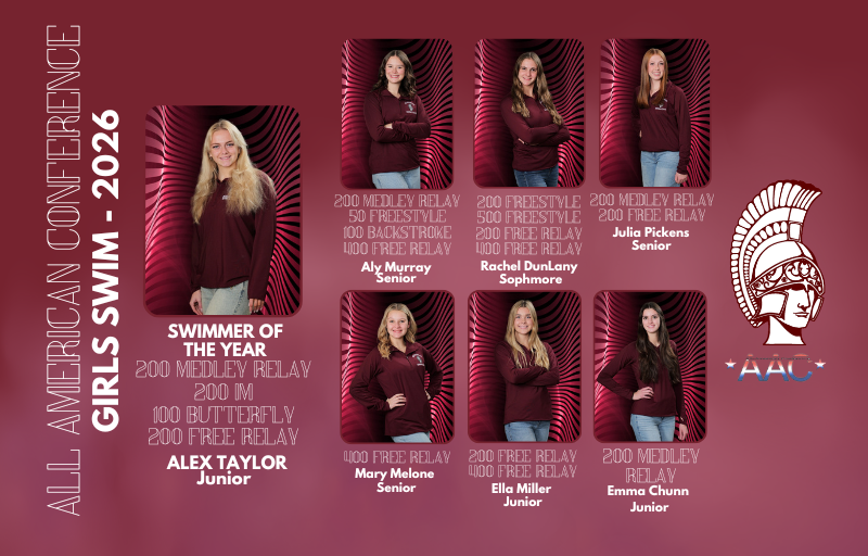 All AAC Girls Swim