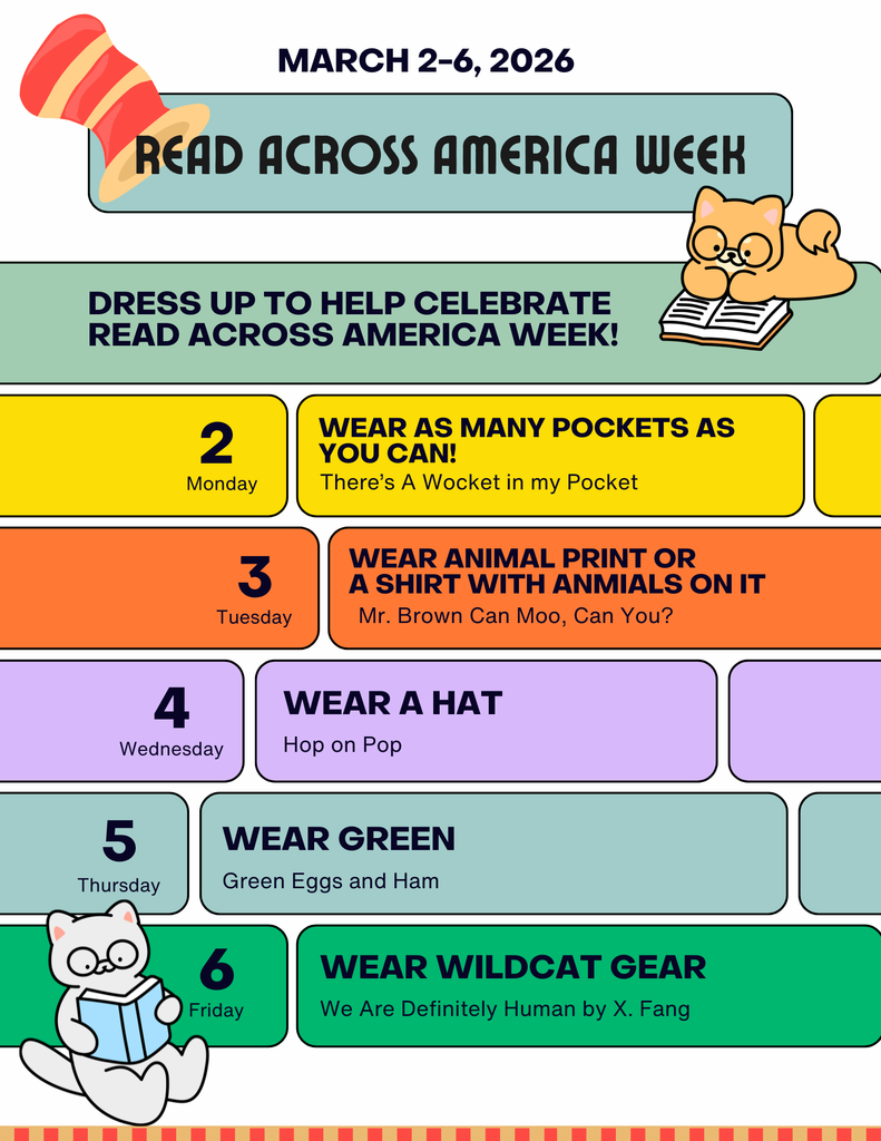 Read Across America Week - Dress Up March 2 - 6