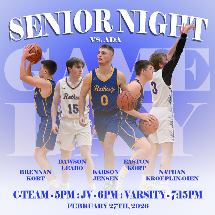 senior night tonight and last regular season boys game.