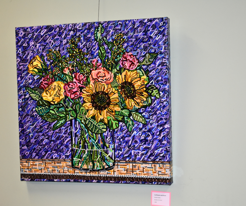 painting of a sunflower