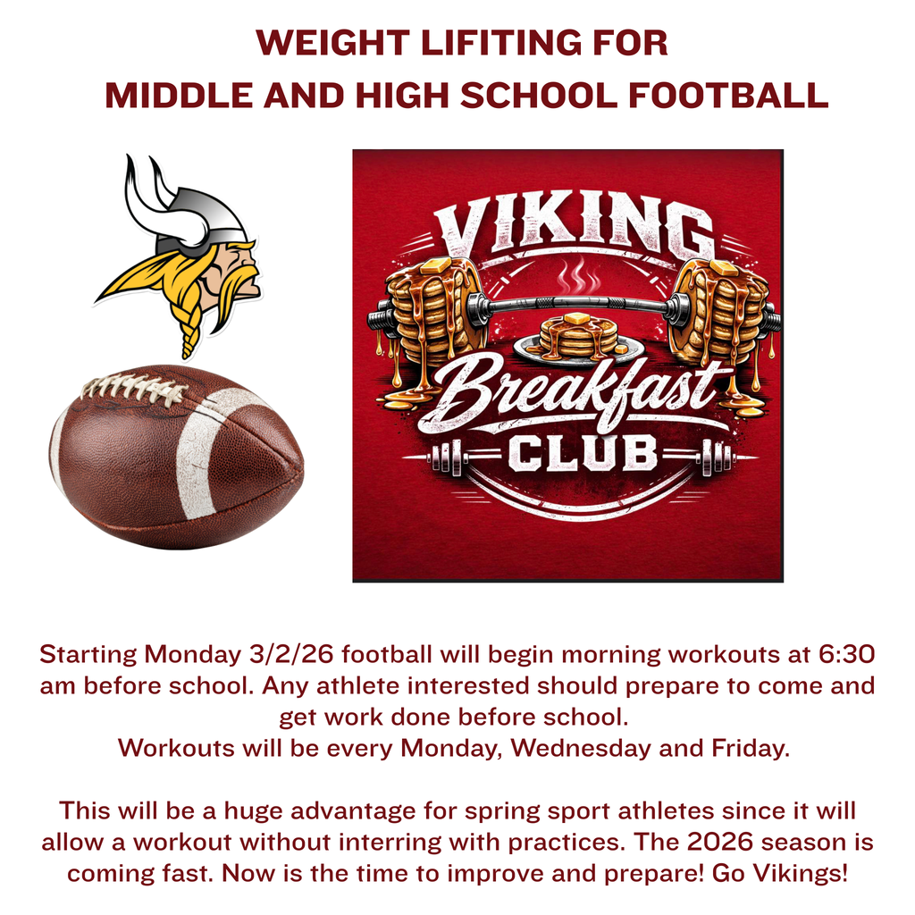 Football red and white image. 