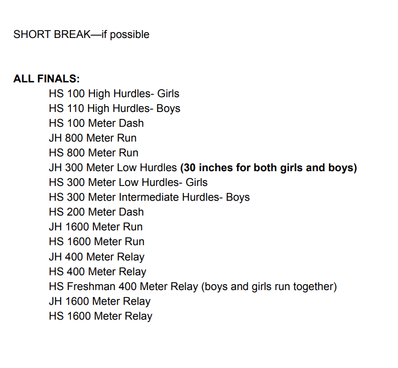 NVC Order of Events