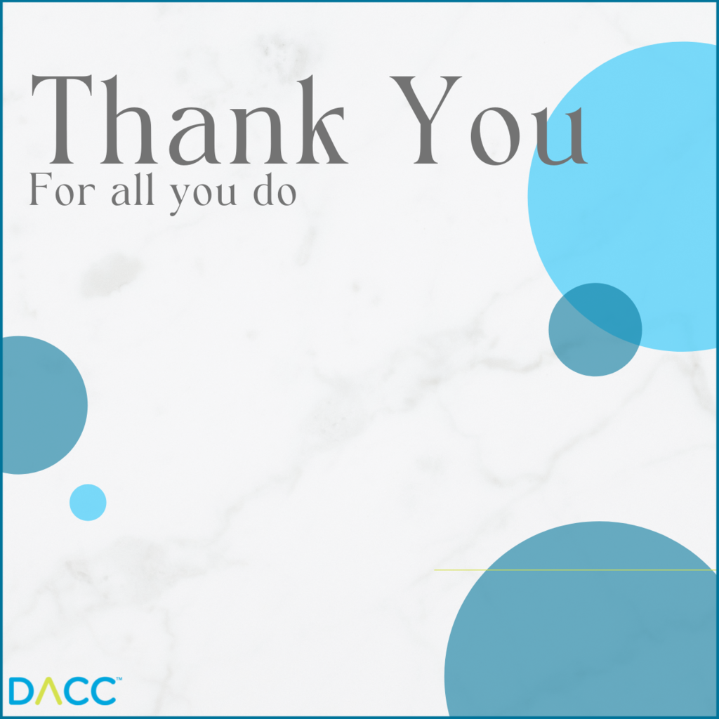 Thank you for all you do