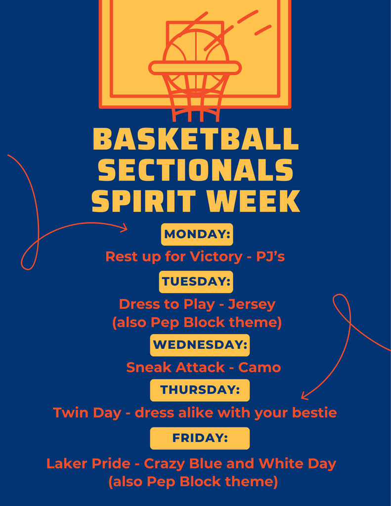 Spirit Week March 2-6