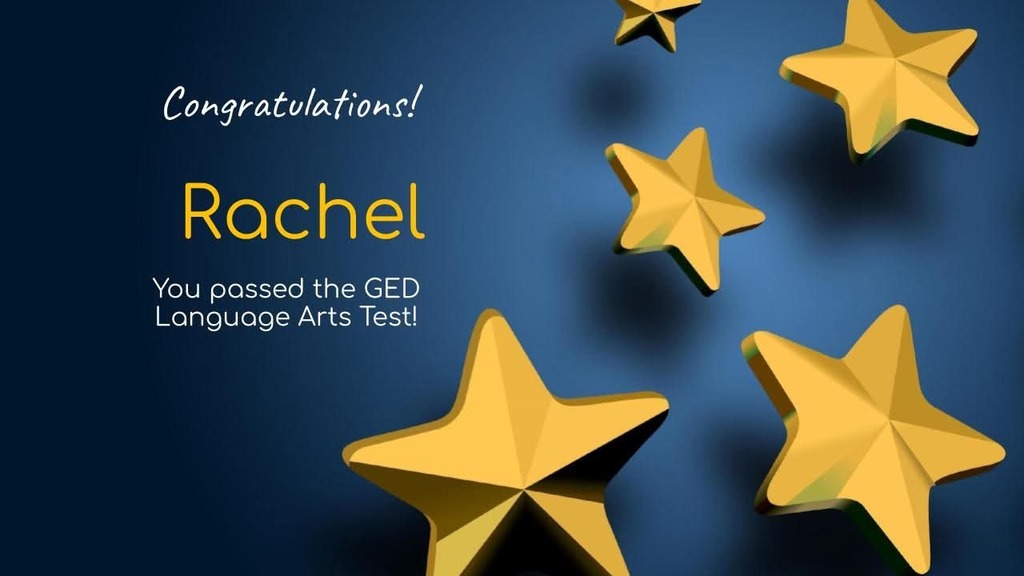Rachel congrats image