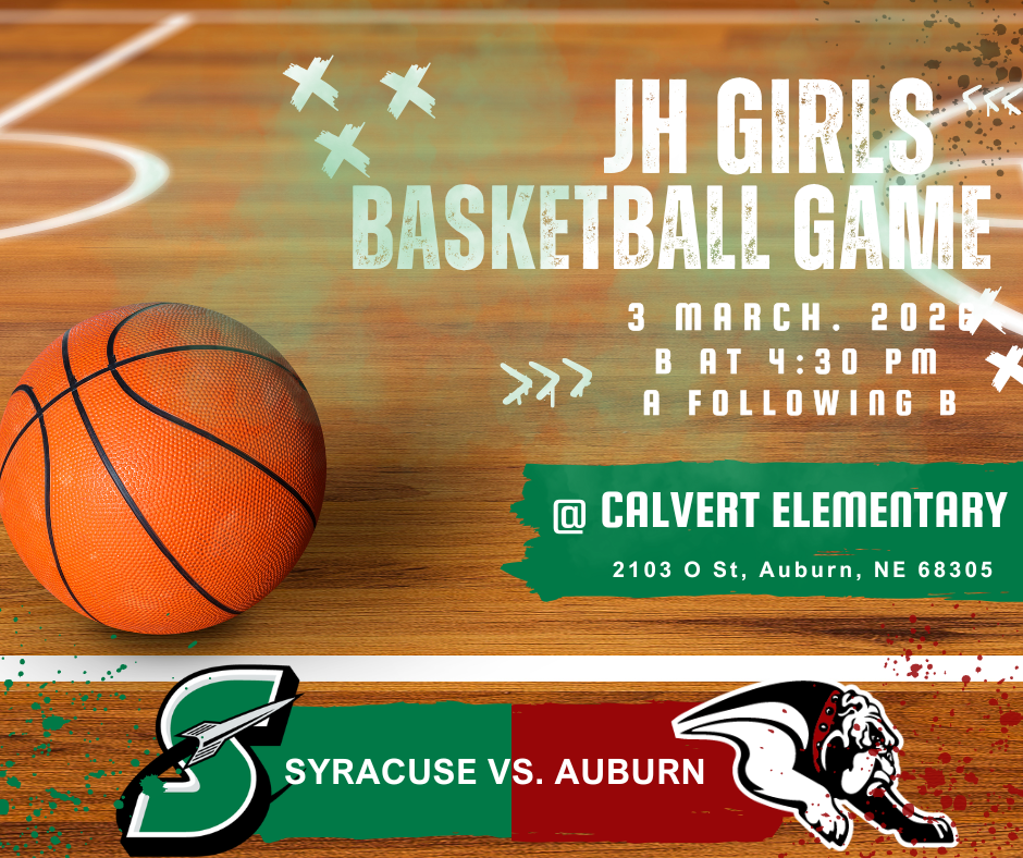 Junior High Girls Basketball @ Auburn - Calvert Elementary