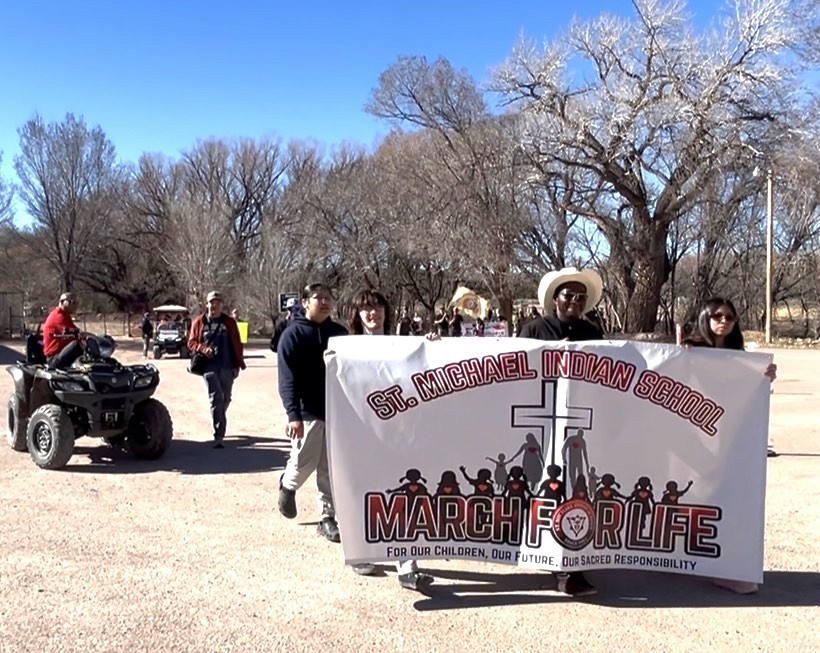 March for life finishing up the march