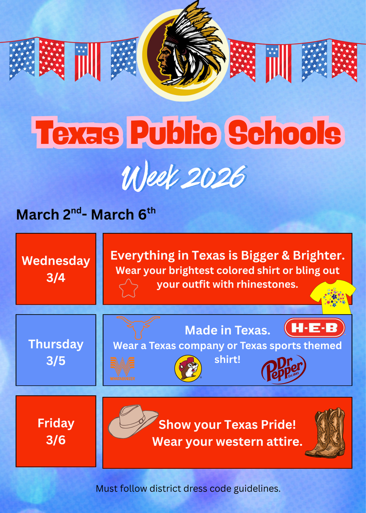 Texas Public Schools Week 2026 theme days