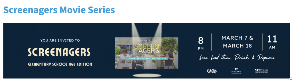 Screenagers movie ad