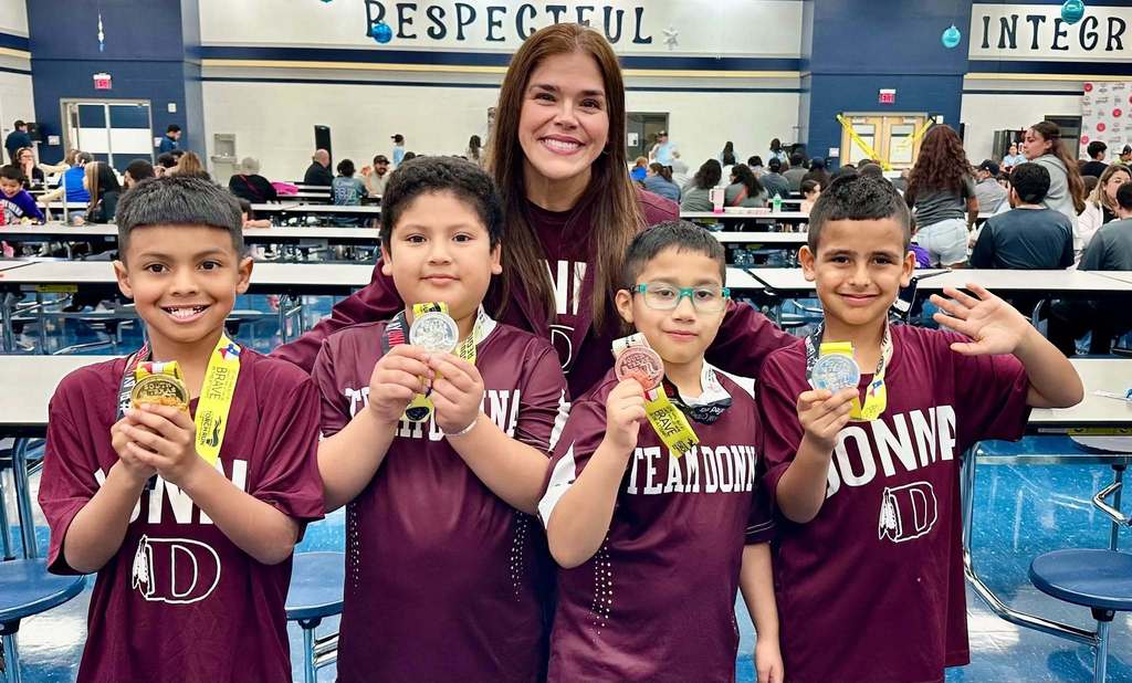A.M. Ochoa 2nd Grade Special Olympics Basketball Team