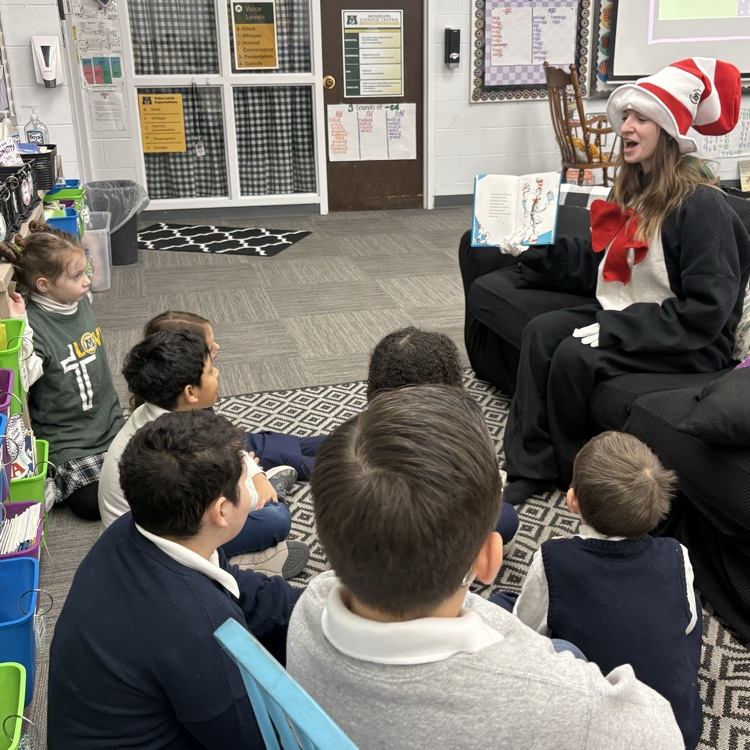 Students being read to