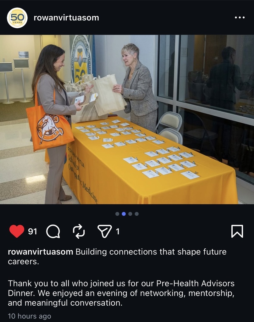 Mrs. Ninfa at Rowan School of Medicine