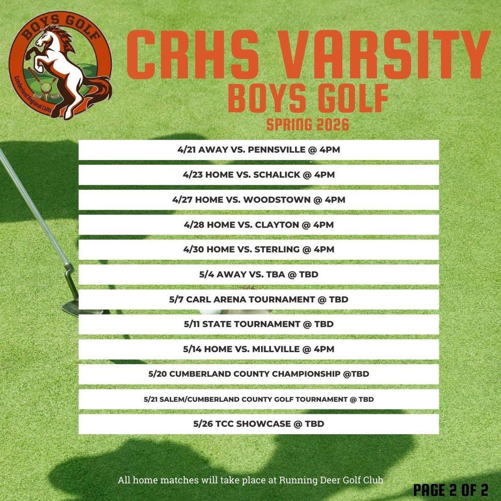 Boys Golf Spring 26 2 of 2