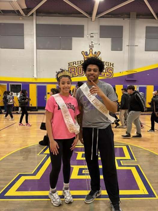 Mr. and Miss Erie High.