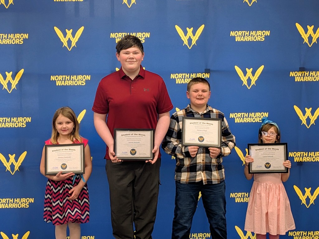 February Student's of the Month