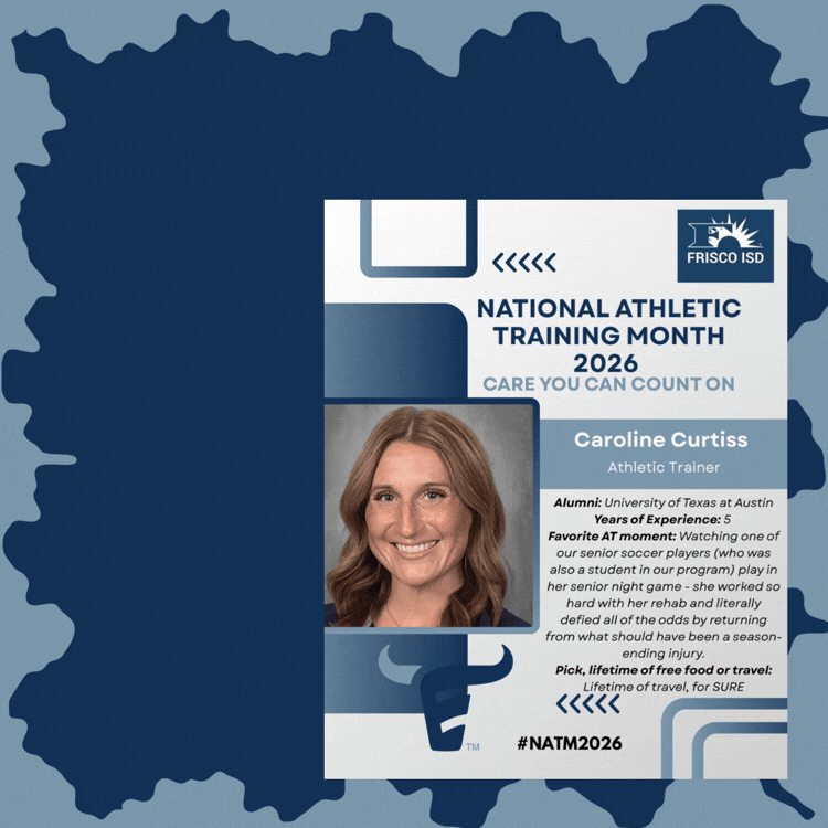 Picture of Emerson's athletic trainer for National Athletic Training Month