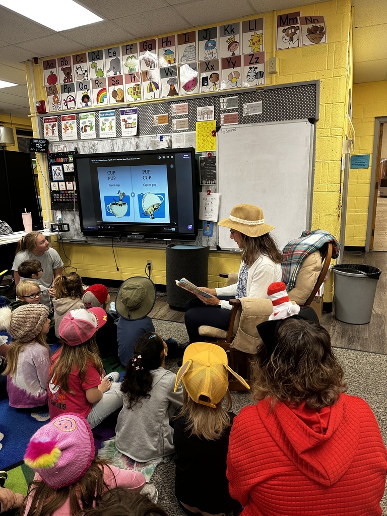 Photos of guest readers during Read Across America Week - Heidi White