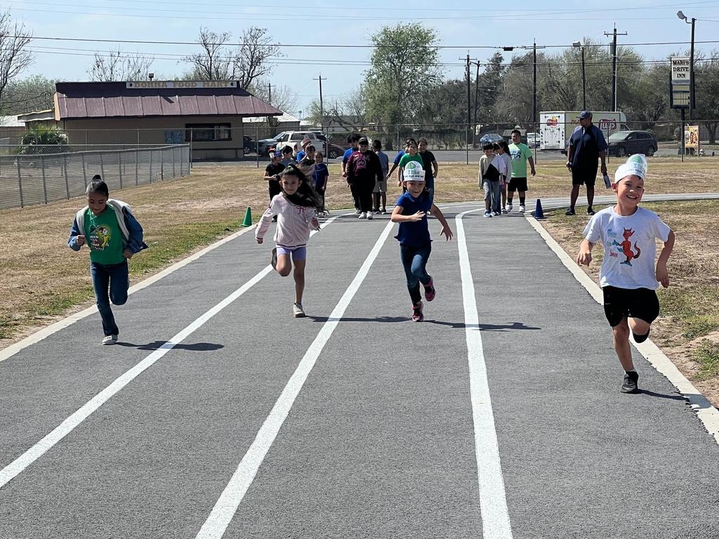 Athletes training track & field