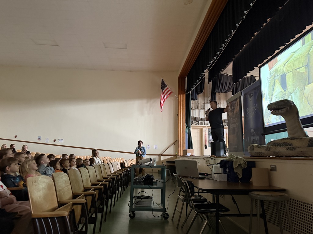 Students at presentation