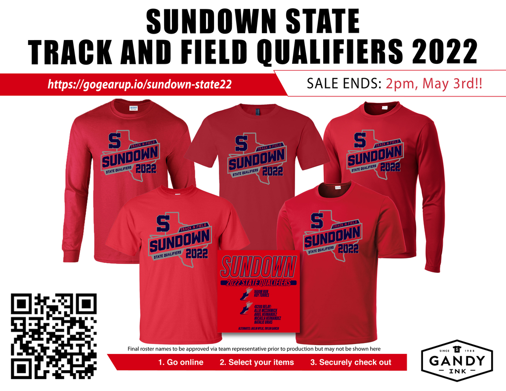 State Track shirts