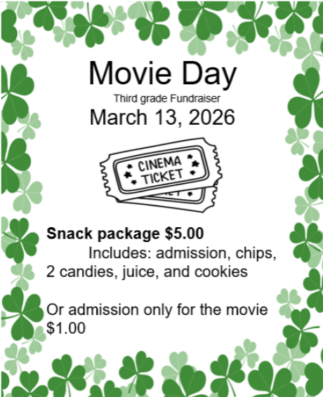 English Movie Day Flyer