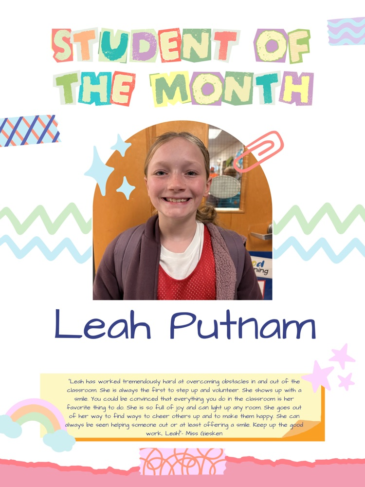 student of the month