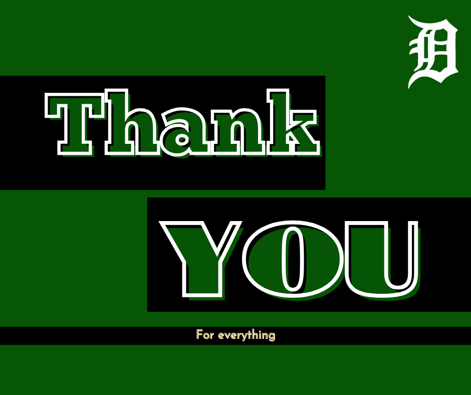 Thank you flyer.