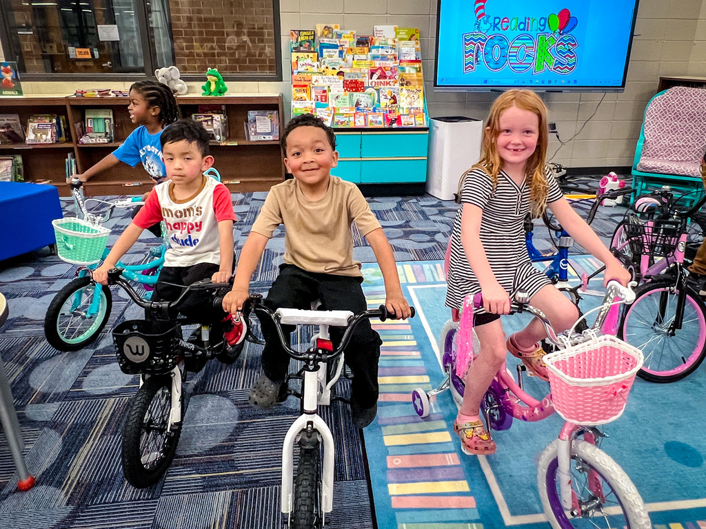 PCPS Read Across America Week Bike Winners